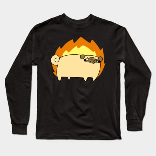 Fire Pug Long Sleeve T-Shirt